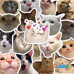 50 popolari simpatici gatti divertenti emoji pack cat pianta