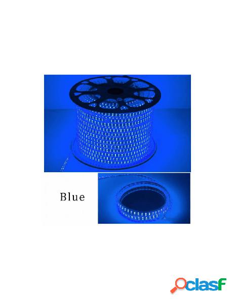 A2zworld - bobina striscia led 220v colore blu blue