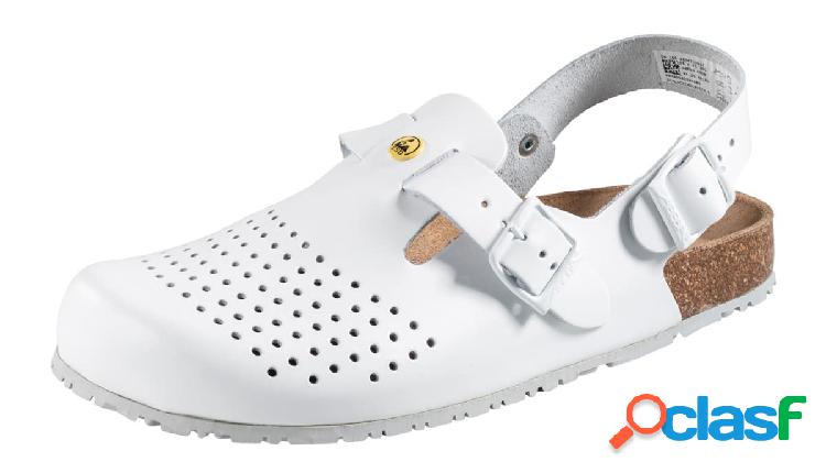 ABEBA - Calzatura professionale Clog, bianca 4050, OB