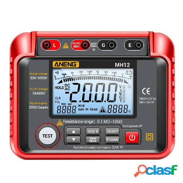 ANENG MH12 Insulation Earth Resistance Tester Digital Meter