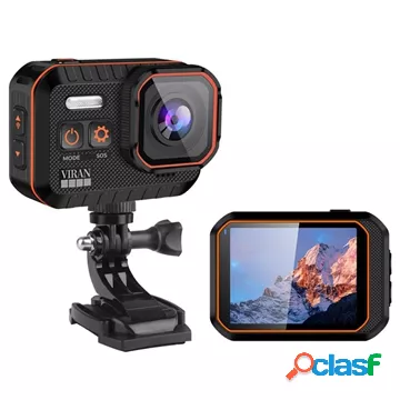 Action Camera 4K con Telecomando SC002 - 40MP - Nero