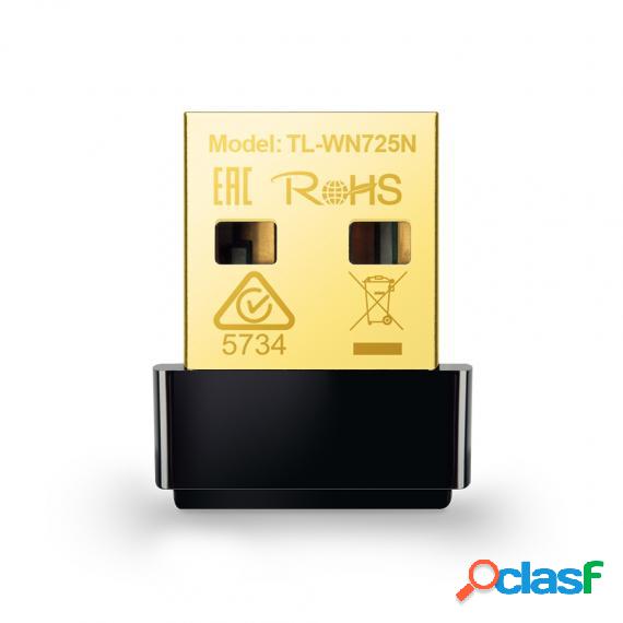 Adattatore Wi-Fi 150Mbps Tp-Link Tl-Wn725N Nano Usb 2.0