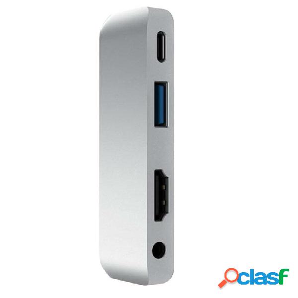 Adattatore hub USB Type-C con ricarica USB-C PD USB 3.0 e