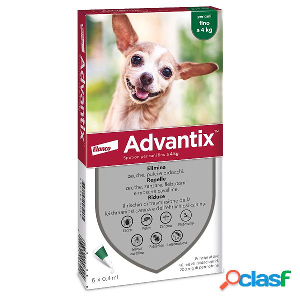 Advantix Spot On per cani fino a 4 kg 6 pipette