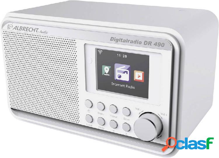 Albrecht DR 490 Radio Internet da tavolo FM, DAB+, Internet