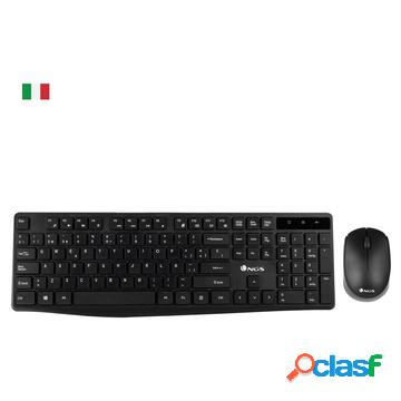 Allure kit rf wireless qwerty italiano nero