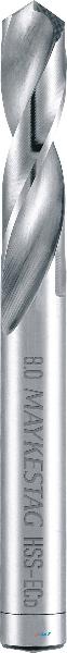 Alpen 92101000100 HSS-E Punta a spirale per metallo 10 mm