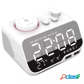 Altoparlante Bluetooth Lemonda Smart M9 con sveglia a LED -