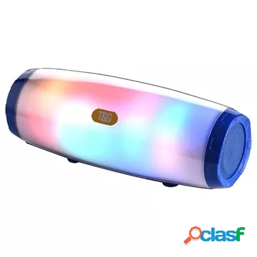 Altoparlante Bluetooth portatile con luci a LED - blu scuro