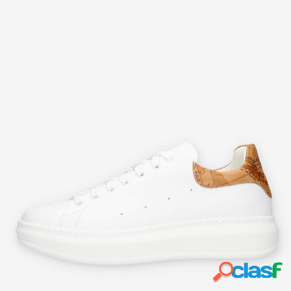 Alviero Martini Prima Classe Sneakers da uomo bianche con