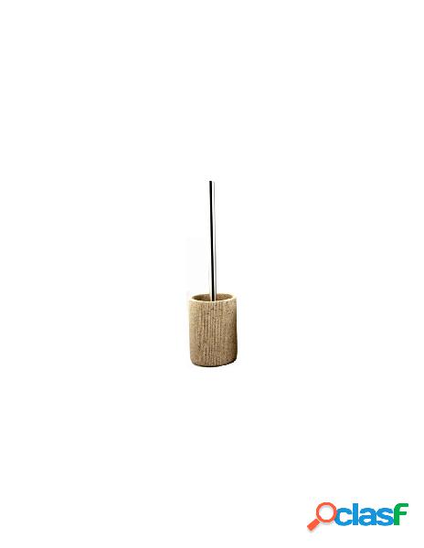 Amicasa - porta scopino wc amicasa br21 105 round sabbia