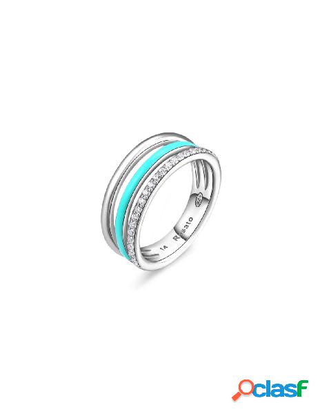 Anello ROSATO GAIA in argento RZGA35D Mis. 18