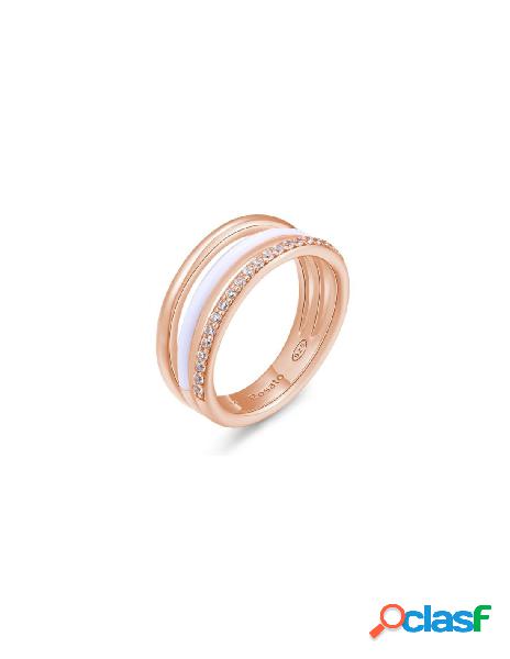 Anello ROSATO GAIA in argento RZGA36D Mis. 18