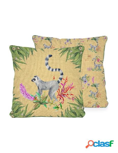 Angel devil - madre selva federa cuscino lemure 45x45 cm