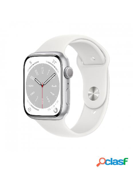 Apple - apple watch mp6n3ty/a series 8 gps 45mm silver