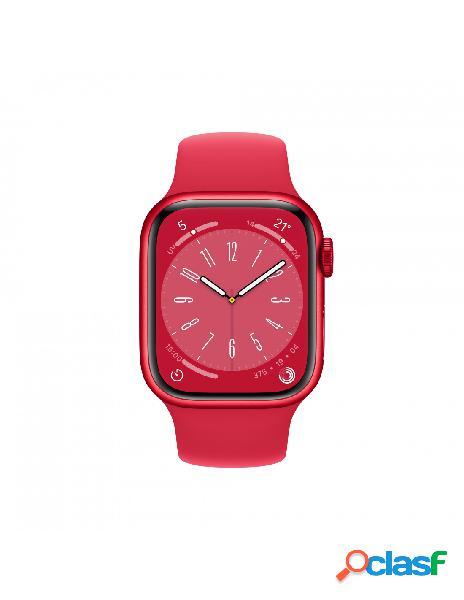 Apple watch mnj23ty/a series 8 cell 41mm red aluminum case