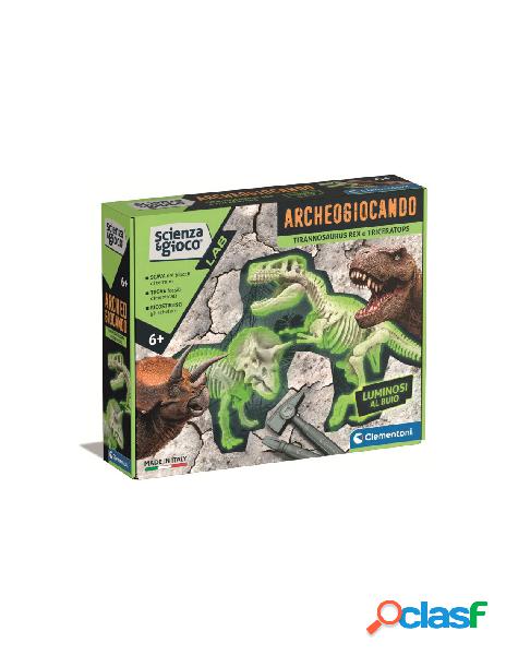 Archeogiocando - t-rex & triceratopo