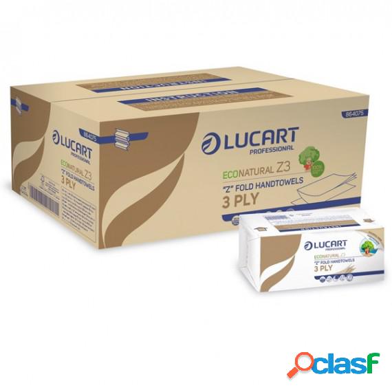 Asciugamani piegati a Z EcoNatural Plastic Free - Lucart -