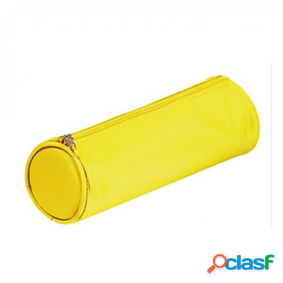 Astuccio Tombolino Basic con cerniera - 22x8D8cm - giallo -