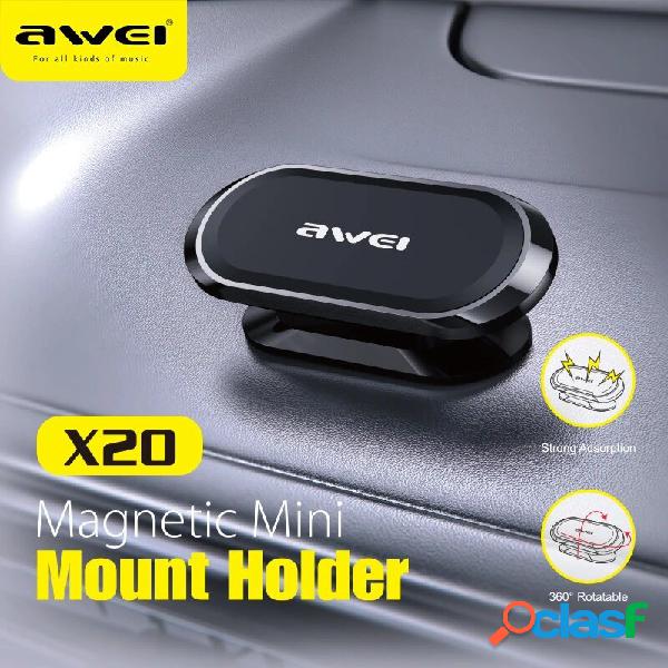 Awei X20 Supporto magnetico per telefono da auto per iPhone