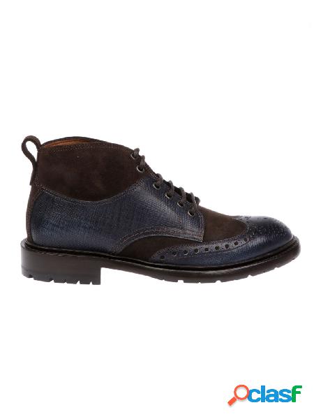 BOTTI 1913 STIVALETTI UOMO 44CAMELSLYBLU PELLE BLU
