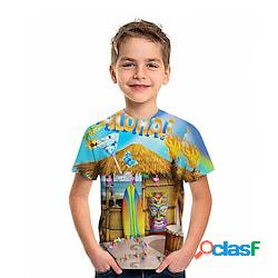 Bambino Da ragazzo maglietta Tee Pop art Alfabetico Albero