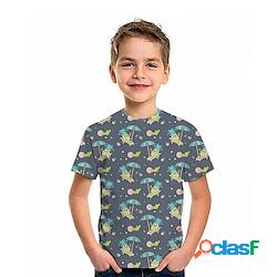 Bambino Da ragazzo maglietta Tee Pop art Dinosauro Albero di