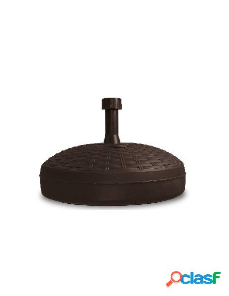 Base ombrellone rotonda colore antracite 20 litri