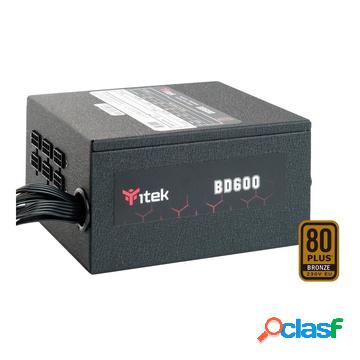 Bd600 600 w 24-pin atx nero
