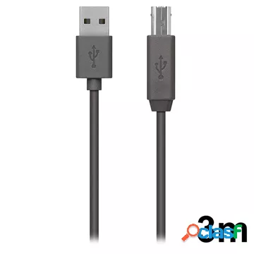 Belkin USB 2.0 Premium Printer Cable - 3m - Black