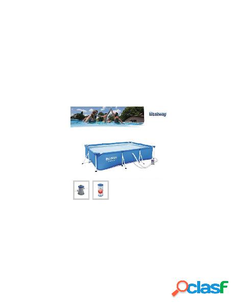 Bestway - piscina bestway 56411 steel pro frame con pompa