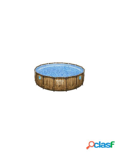 Bestway - piscina bestway 56725 power steel rotonda con