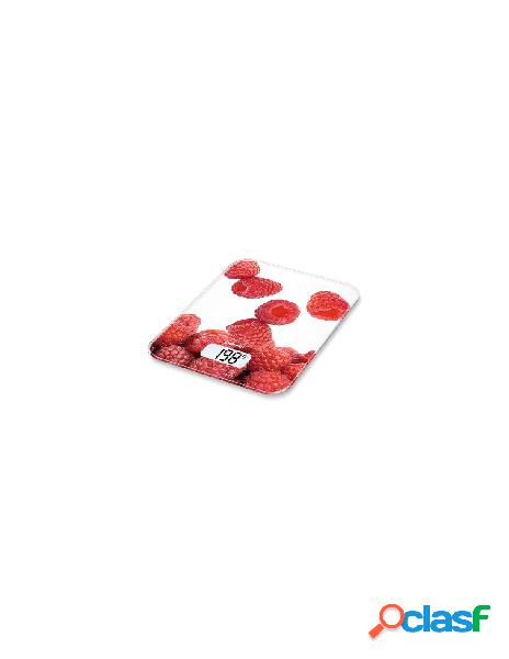 Beurer - bilancia cucina beurer 00070405 berry ks19 bianco e