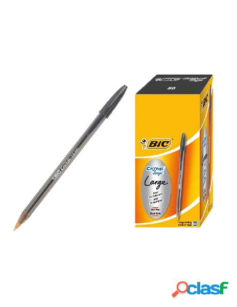 Bic - penna bic cristal large nera cf.50