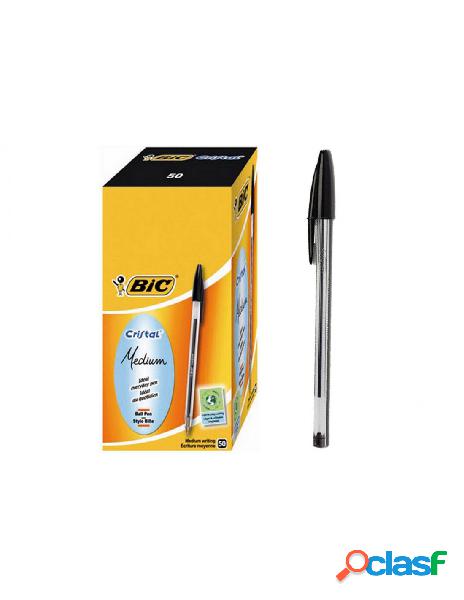 Bic - penna bic cristal original nera cf.50