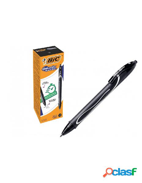 Bic - penna bic gelocity quick dry nera cf.12