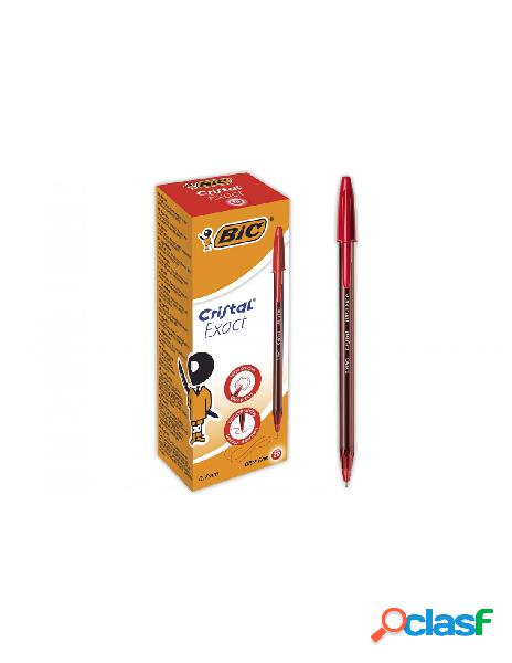 Bic - penna cristal exact rossa cf.20