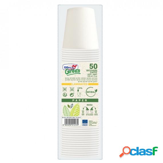 Bicchieri in carta - 100 ml - con marcatura S.U.P - Dopla -