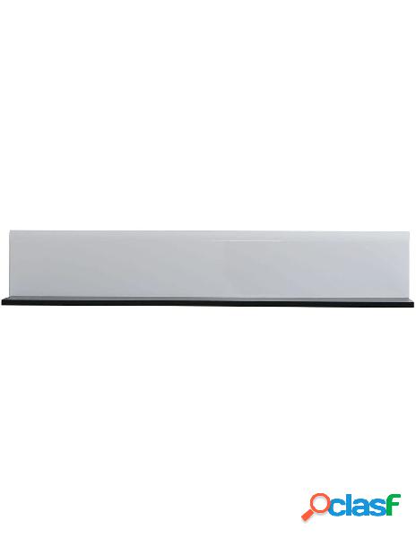 Bizzotto scaffalature - mensola juliette bianco e nero 120cm