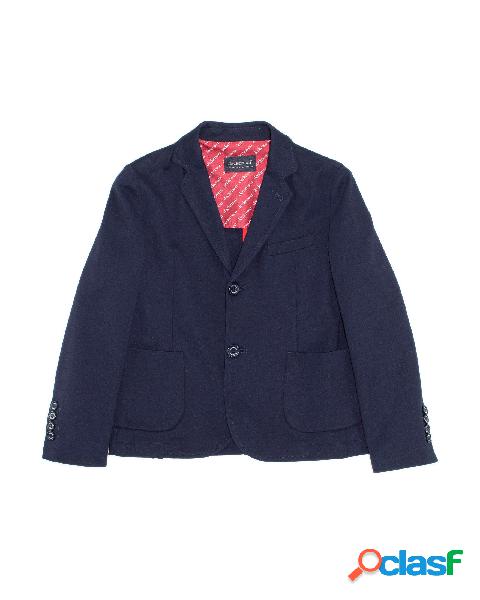 Blazer blu in punto milano 10-16 anni