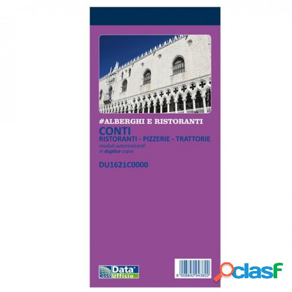 Blocco conti ristoranti/pizzerie/trattorie - 50 copie - 21,5