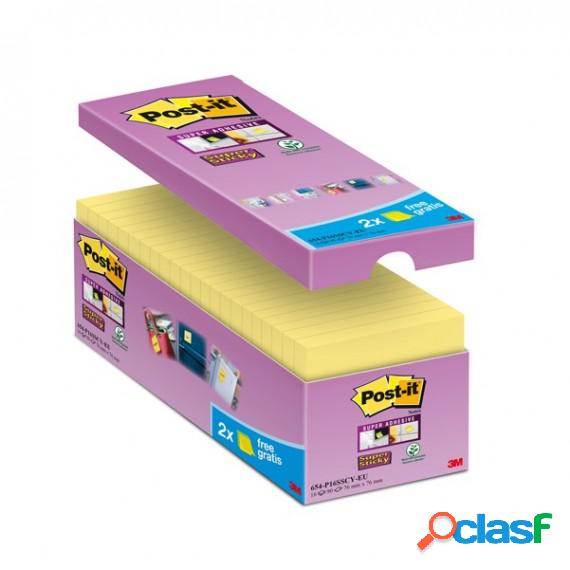 Blocco foglietti Post it Super Sticky - 654-SSCY-VP16-EU -