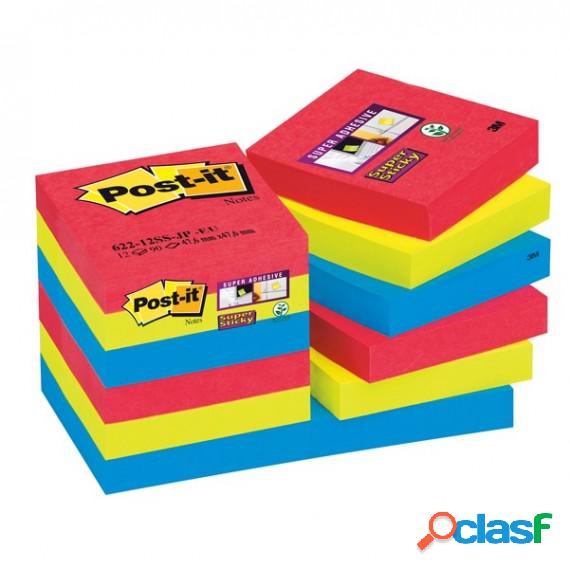 Blocco foglietti Post it Super Sticky - colore Bora Bora -