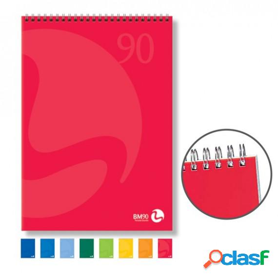 Blocco notes Color - spiralato lato corto - 5mm - 210 x