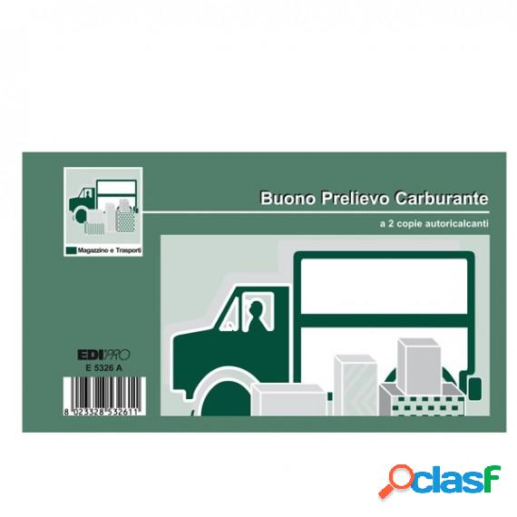 Blocco prelievo carburante - 50/50 fogli autoricalcanti -