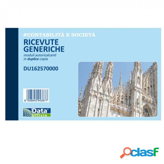 Blocco ricevute generiche - 50/50 copie autoricalcanti - 10