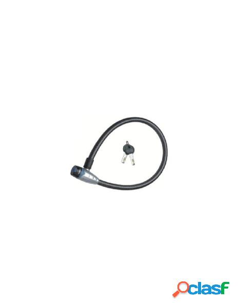 Bonin - lucchetto bici bonin ill223 con chiave nero e grigio