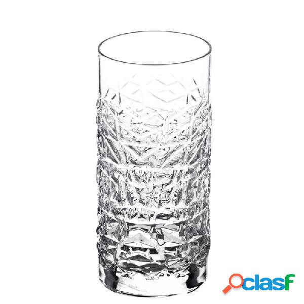 Bormioli Luigi Mixology Textures Bicchiere Hi-Ball 48 cl Set