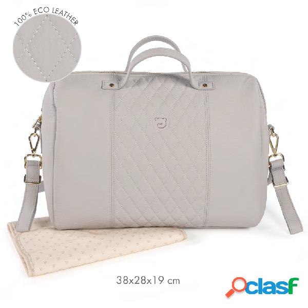Borsa Fasciatoio Pasito A Pasito Marìa in Ecopelle Grigio