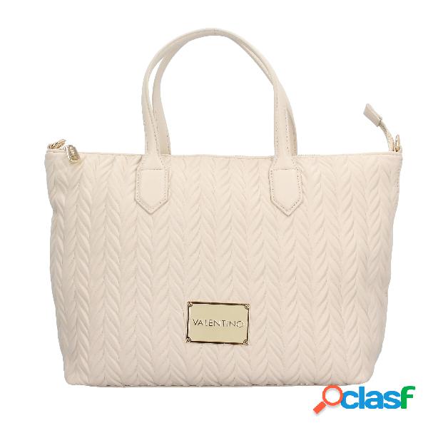 Borsa a mano in ecopelle - Off White / TU